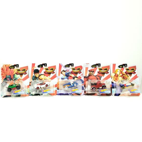Hot Wheels Street Fighter V Character Cars Collection Bundle New - Picture 3 of 8